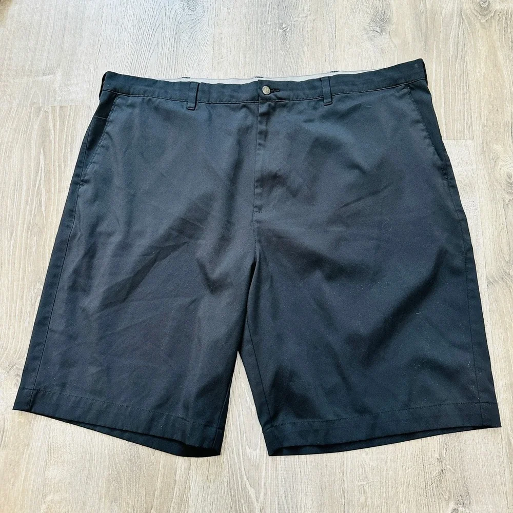 Callaway Golf Shorts Mens 44 Black Optimum Performance Stretch Flat Front Shorts